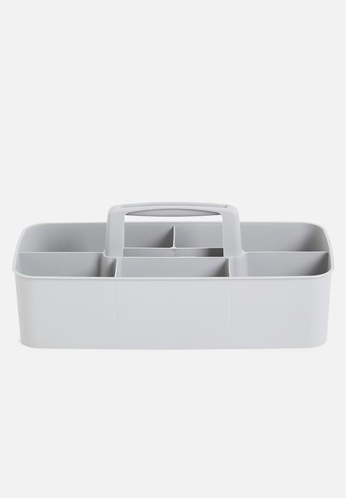 Stackable Compartment Box - Grey