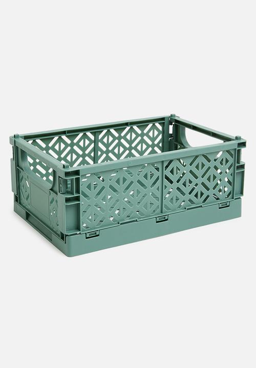 Storage Solutions - Foldable Crate - Green