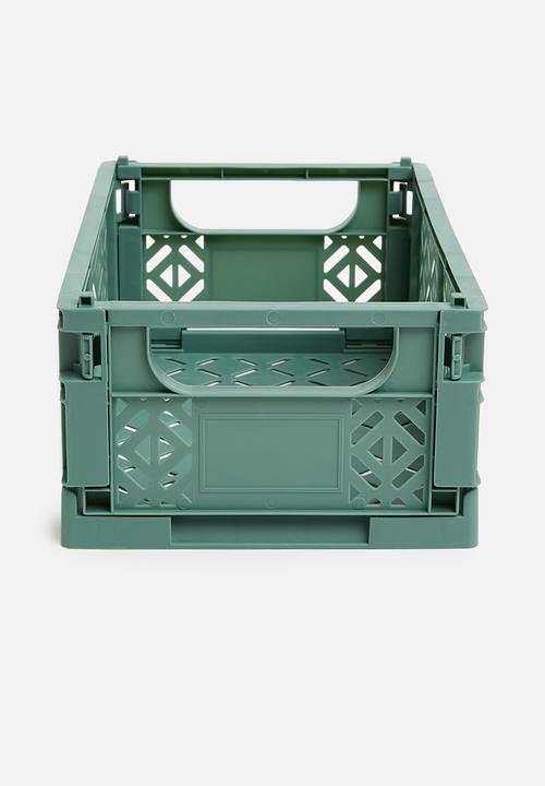 Storage Solutions - Foldable Crate - Green