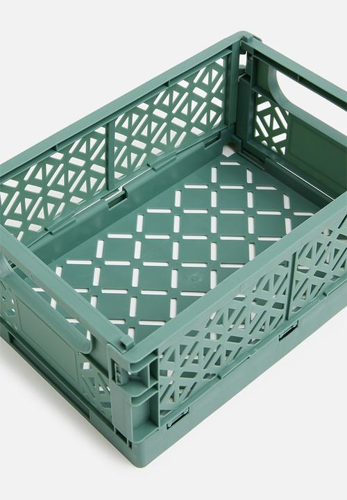 Storage Solutions - Foldable Crate - Green