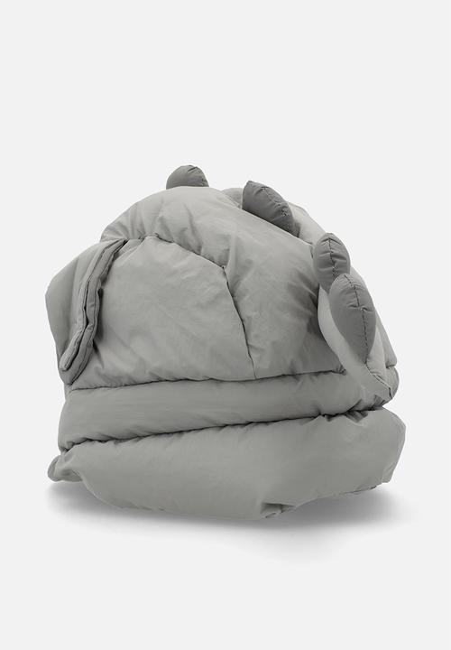 Pop Candy - Novelty quilted aviator hat - grey