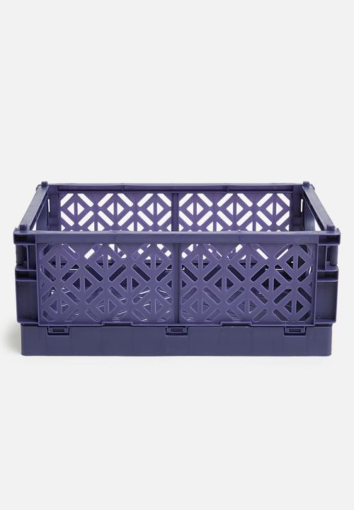 Foldable Crate - Blue
