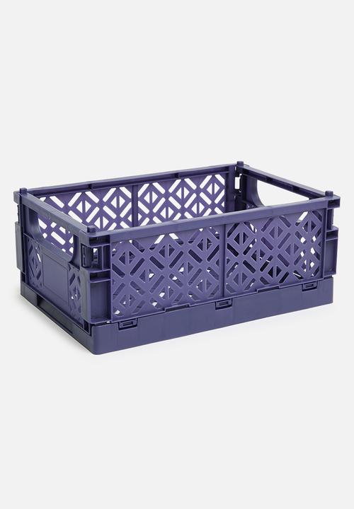 Storage Solutions - Foldable Crate - Purple