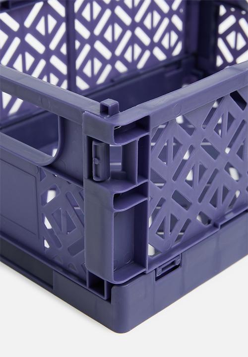 Storage Solutions - Foldable Crate - Purple