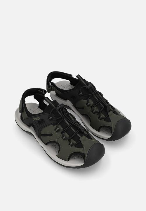 JEEP - Closed Adventure Sandal - Olive