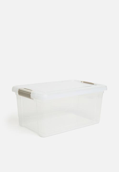 Storage Solutions - Storage Box With Lid - Clear