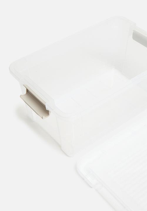 Storage Solutions - Storage Box With Lid - Clear