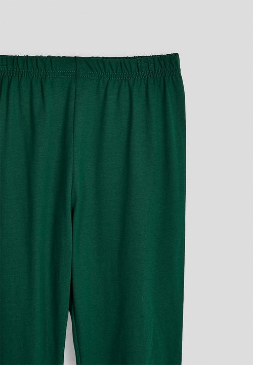 Pop Candy - Slogan pj set - dark green