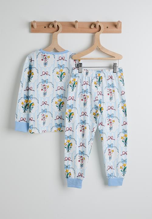 Pop Candy - Pj set - white/blue/aop