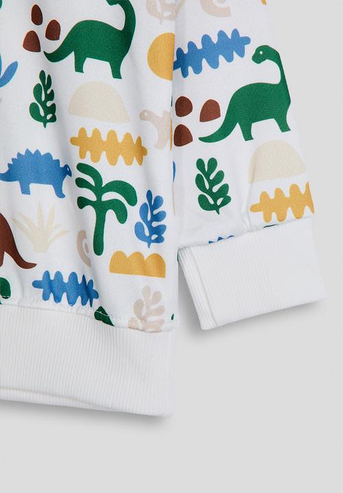 Pop Candy - Aop sweatshirt - white/multi dinos