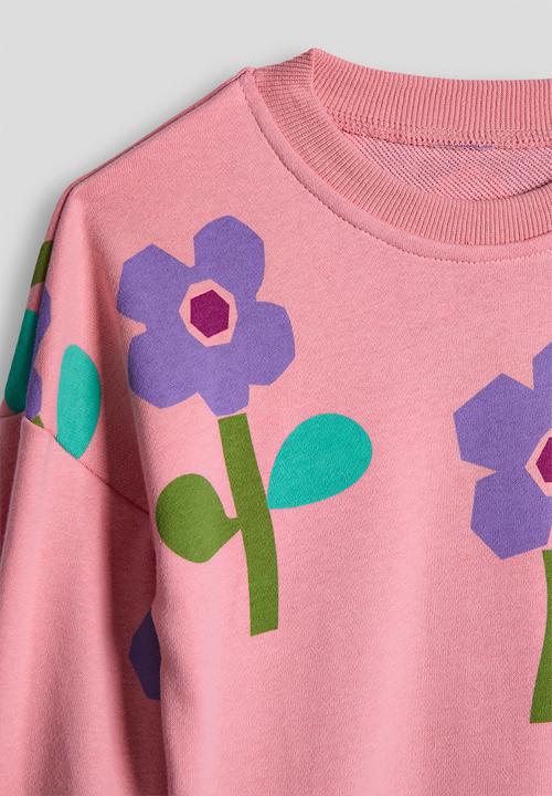 Pop Candy - Sweatshirt - pink/floral aop