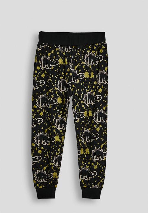 Pop Candy - Dino aop pj set - black/gold