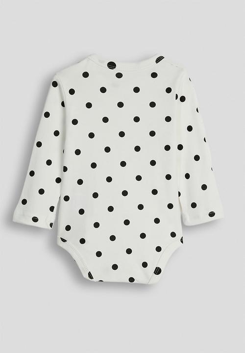 Pop Candy - Polka dot body vest - white/black