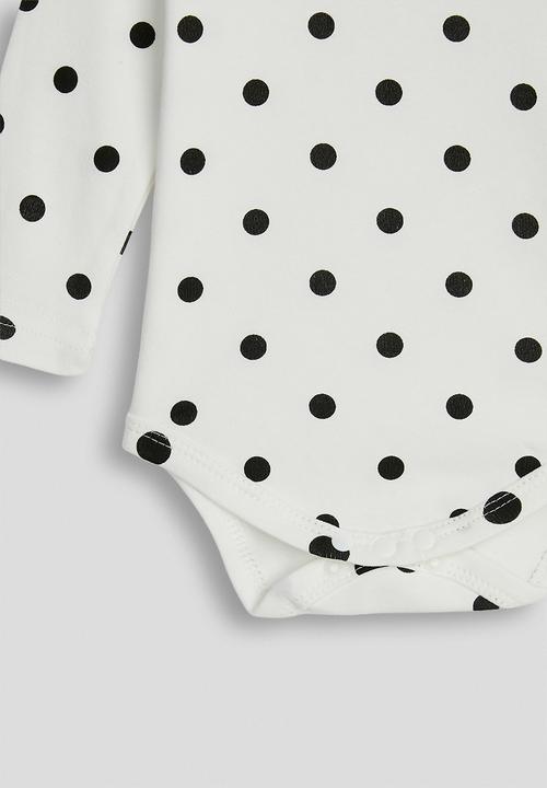 Pop Candy - Polka dot body vest - white/black