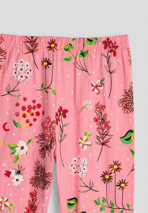 Pop Candy - Mice graphic pj set - blush color/aop