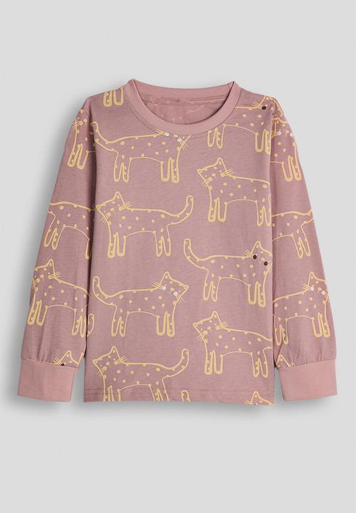 Pop Candy - Freehand cheetah aop pj set - mauve