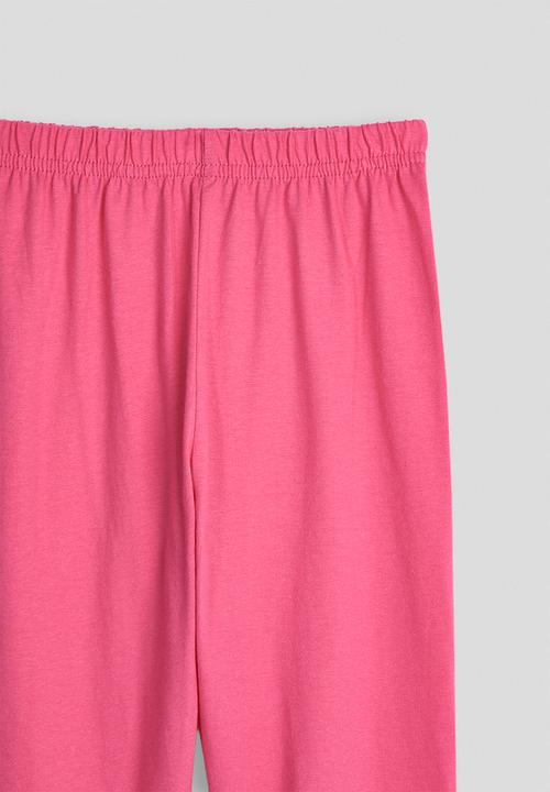Pop Candy - Placement print pj set - cerise pink