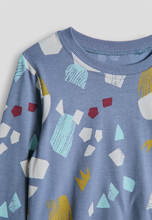 Pop Candy - Abstract aop sweatshirt - glaucous blue/multi