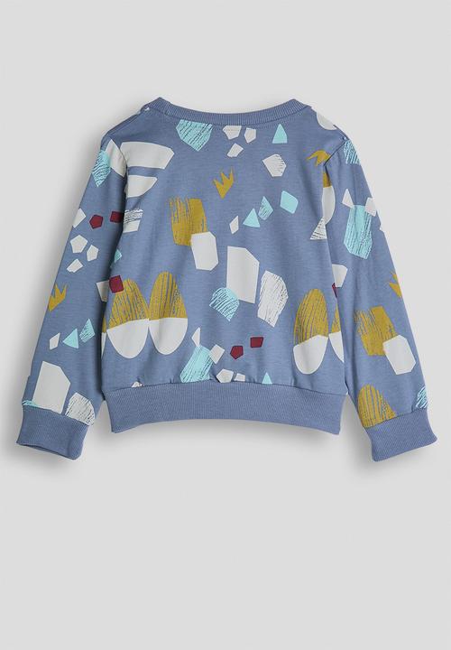 Pop Candy - Abstract aop sweatshirt - glaucous blue/multi