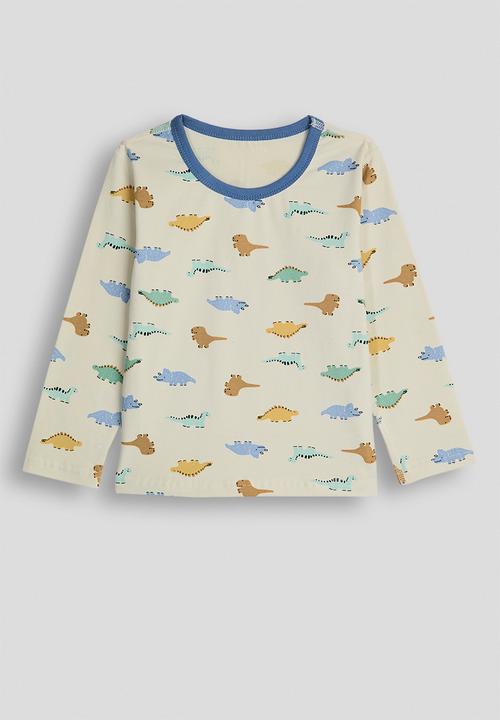 Pop Candy - Soft touch pj set - bone white/dino multi