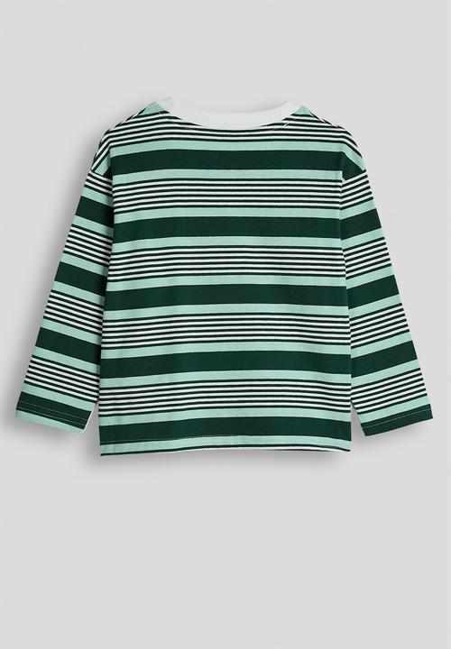 Pop Candy - Long sleeve tee - green stripes