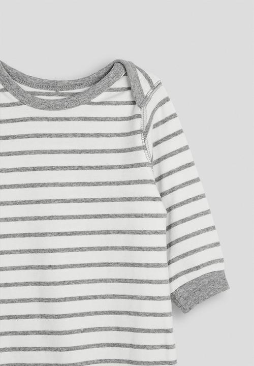 Pop Candy - Stripe romper - grey