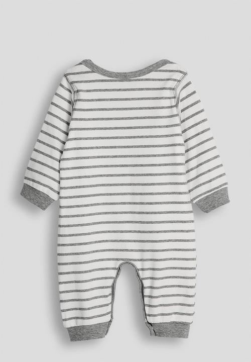 Pop Candy - Stripe romper - grey
