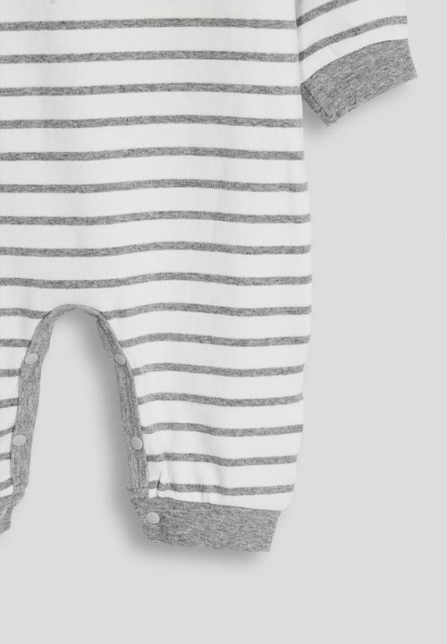 Pop Candy - Stripe romper - grey