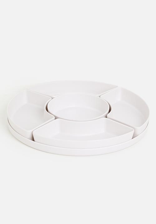Melamines Platter - White