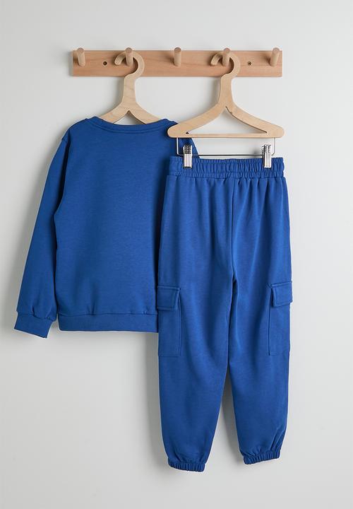 Pop Candy - Sweatshirt & joggers - blue/tractors