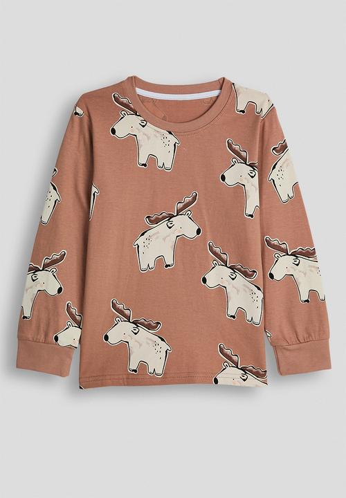 Pop Candy - Pj set - pinkish brown/buck aop