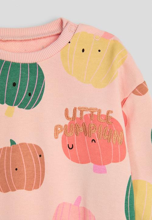 Pop Candy - Printed sweater with plain leggings - pumpkin multi/light sienna