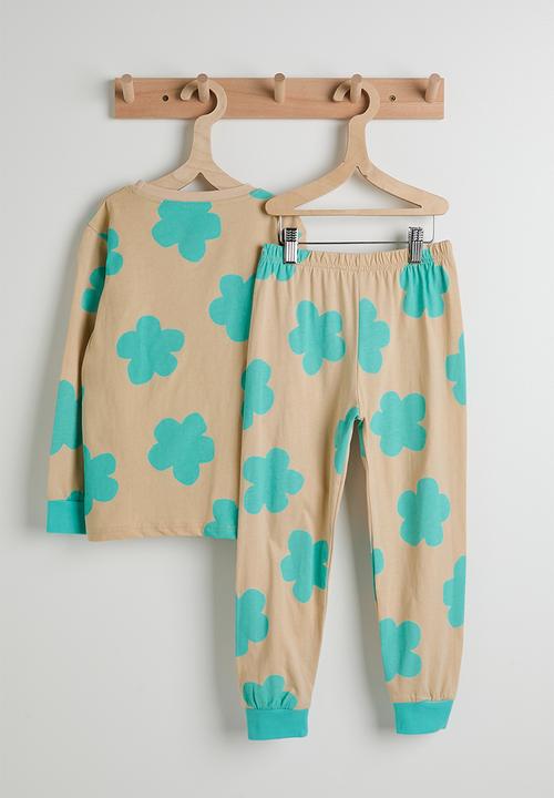 Pop Candy - Placement print pj set - floral aop