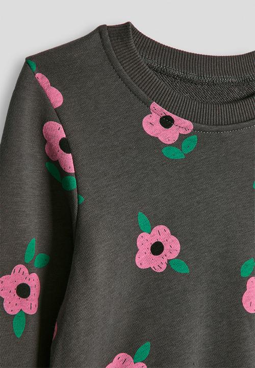 Pop Candy - Sweatshirt - brownish grey/floral aop