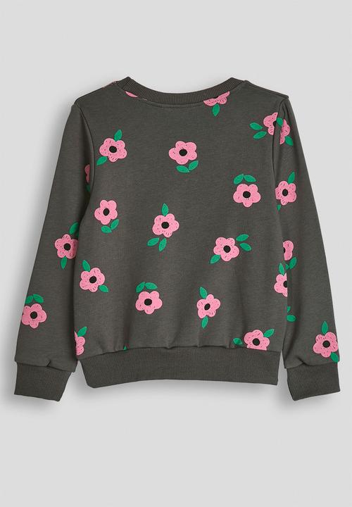 Pop Candy - Sweatshirt - brownish grey/floral aop