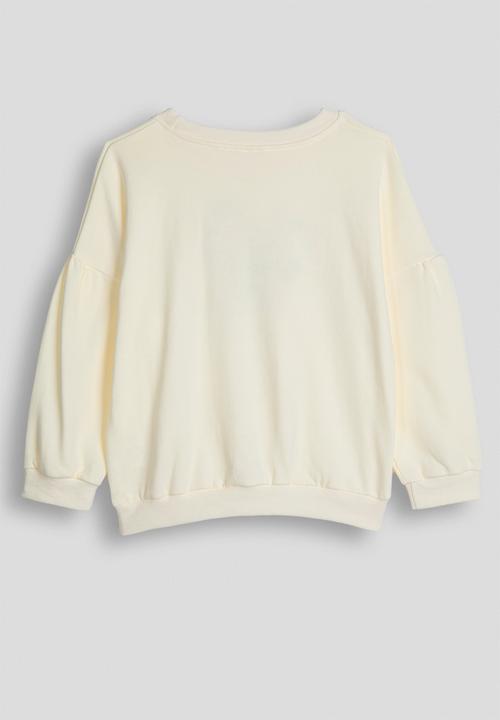 Pop Candy - Tulle flower butterfly sweatshirt - cream/never ending fun