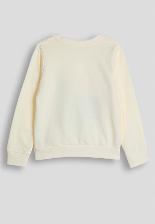 Pop Candy - Placement print sweatshirt - cream/salt water