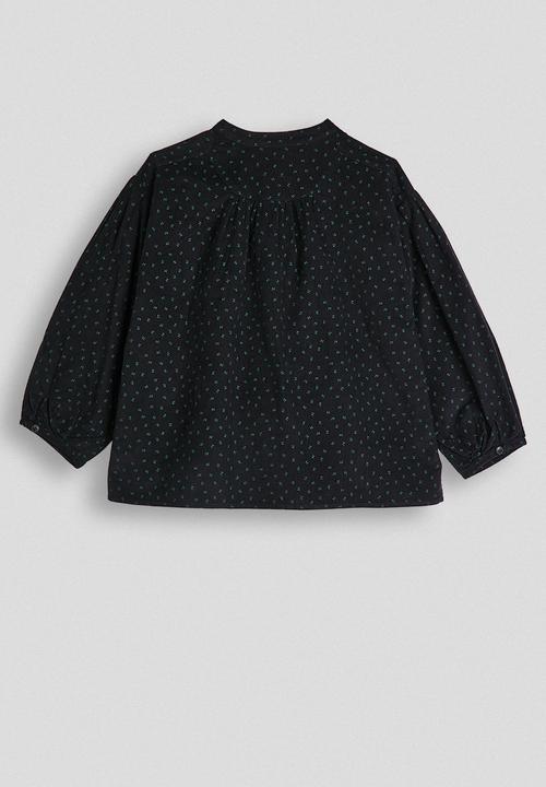 Pop Candy - Bib yoke blouse - navy/multi