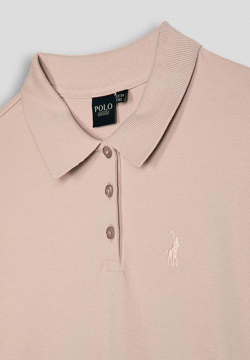 POLO - Dakota long sleeve golfer dress - blush