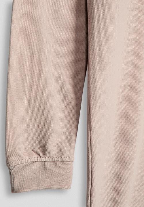 POLO - Dakota long sleeve golfer dress - blush