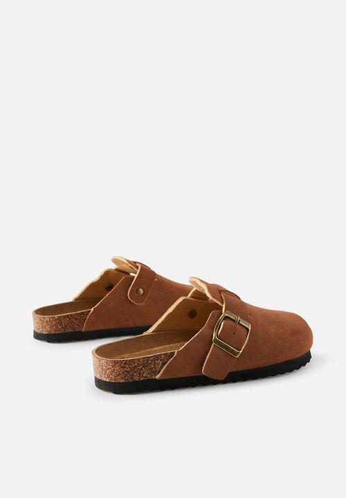 Cotton On - Tommy Buckle Slide -Tan