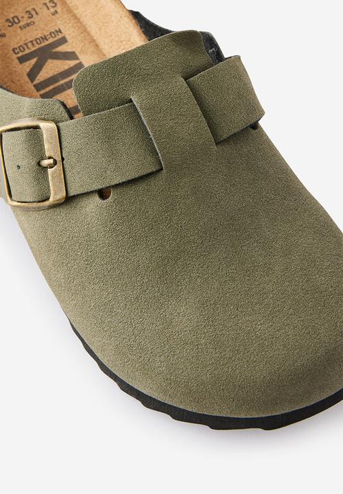 Cotton On - Tommy Buckle Slide -Khaki Green