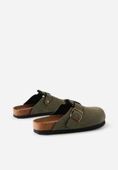 Cotton On - Tommy Buckle Slide -Khaki Green