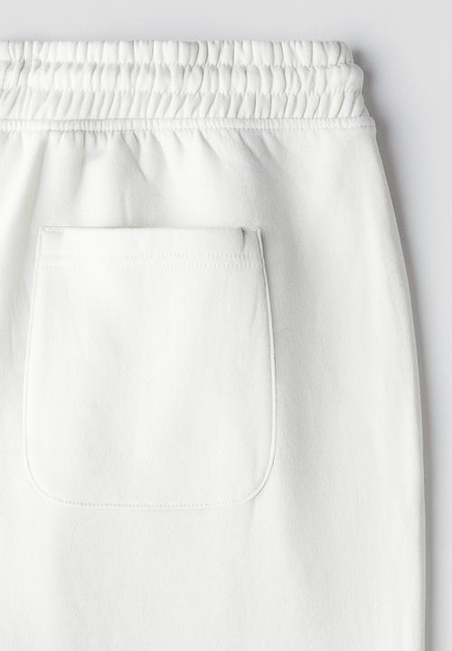 H&M - Relaxed fit sweatpants - white