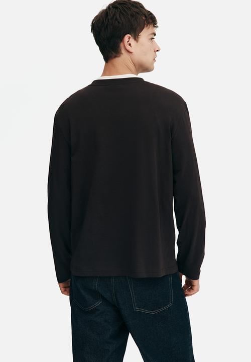 H&M - Regular fit jersey top - dark brown