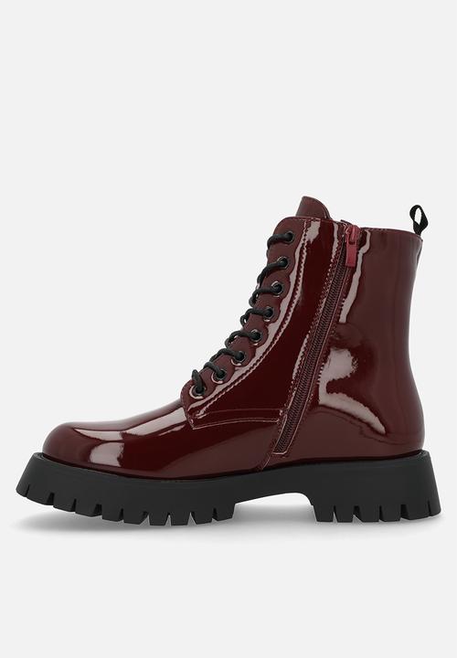 Madison® - Olwyn lace-up boot - burgundy