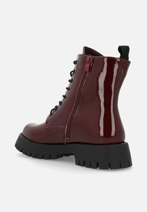 Madison® - Olwyn lace-up boot - burgundy