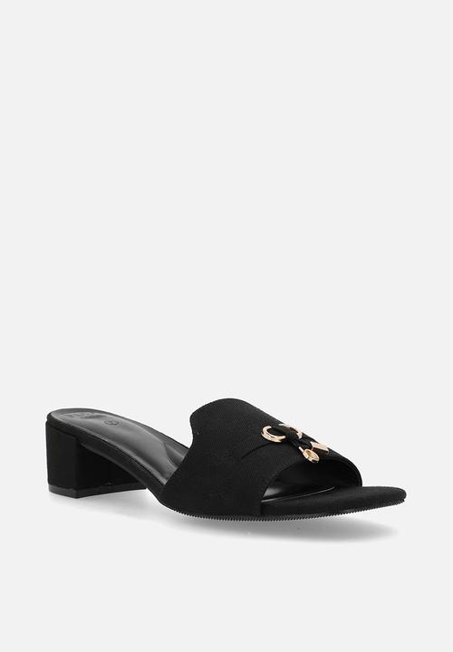POLO - Block mule - black