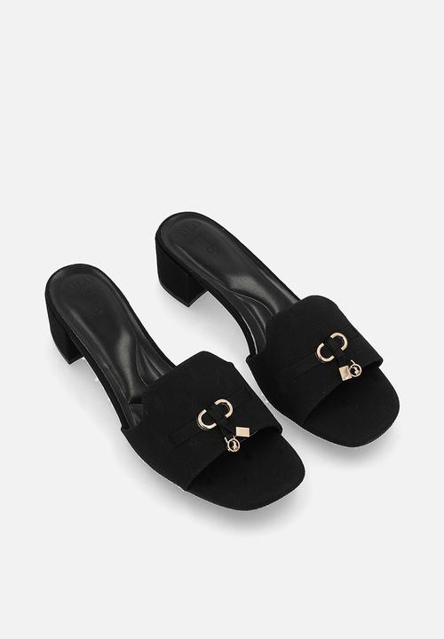 POLO - Block mule - black