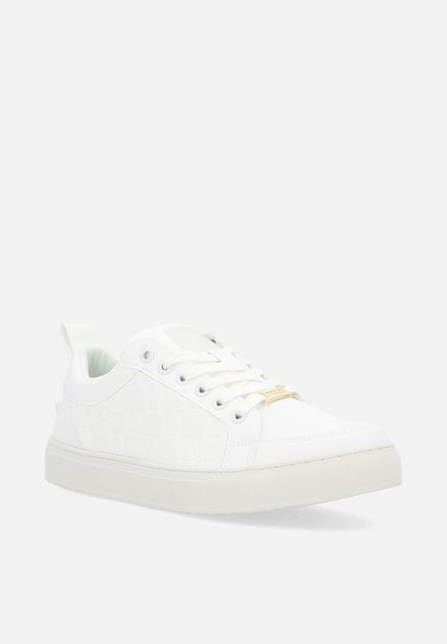 POLO - Block monogram sneaker - white